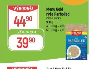 MENU GOLD RݎE PARBOILED