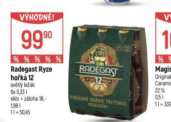 PIVO RADEGAST RYZE HOK 12