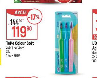 TEPE COLOUR SOFT ZUBN KARTKY