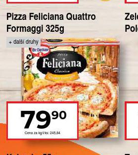 PIZZA FELICIANA QUATTRO FORMAGGI