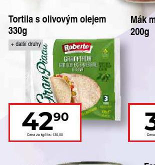 TORTILLA S OLIVOVM OLEJEM