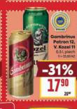 PIVO GAMBRINUS PATRON 12