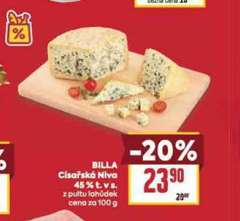 BILLA CSASK NIVA 45%