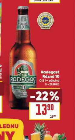 PIVO RADEGAST RZN 10