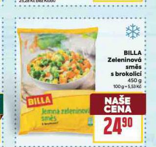 BILLA ZELENINOV SMS S BROKOLIC