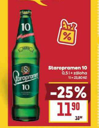 PIVO STAROPRAMEN 10