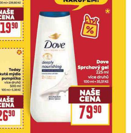 DOVE SPRCHOV GEL