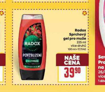 RADOX SPRCHOV GEL