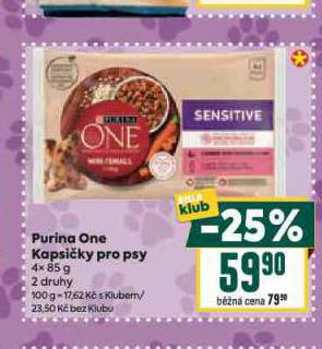 PURINA ONE KAPSIKY PRO KOKY