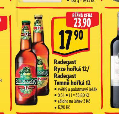 PIVO RADEGAST TEMN HOK 12