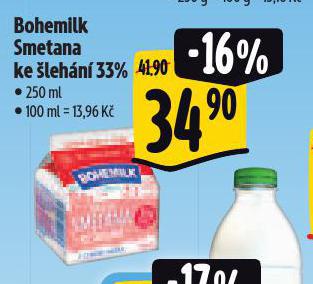 BOHEMILK SMETANA KE LEHN 33%