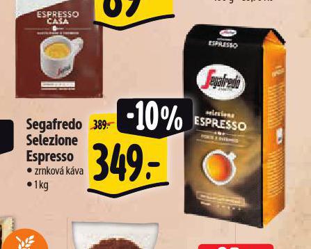 SEGAFREDO SELEZIONE ESPRESSO ZRNKOV KVA