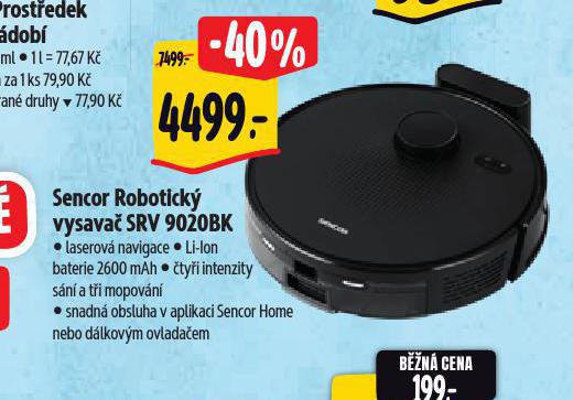 SENCOR ROBOTICK VYSAVA