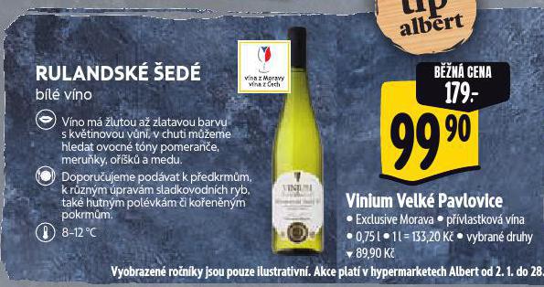 VINIUM VELK PAVLOVICE RULANDSK ED