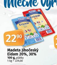 MADETA JIHOESK EIDAM 20%, 30%