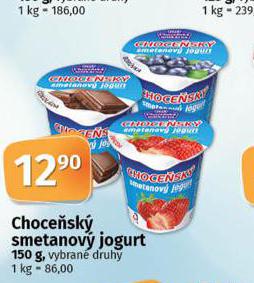 CHOCESK SMETANOV JOGURT