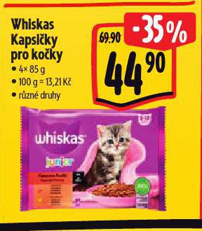 WHISKAS KAPSIKY PRO KOKY