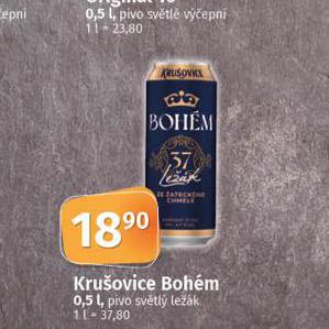 PIVO KRUOVICE BOHM