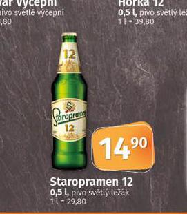 PIVO STAROPRAMEN 12