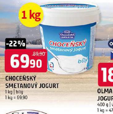 CHOCESK SMETANOV JOGURT