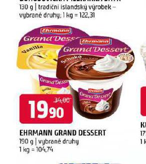 EHRMANN GRAND DESSERT