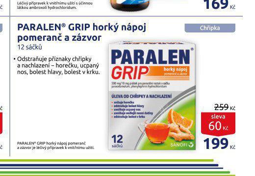 PARALEN GRIP HORK NPOJ POMERAN A ZZVOR