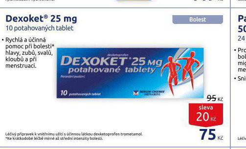 DEXOKET 25 MG