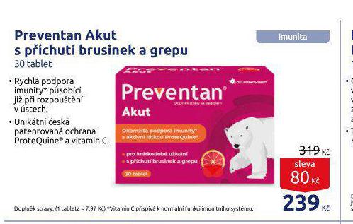 PREVENTAN AKUT S PCHUT BRUSINEK A GREPU