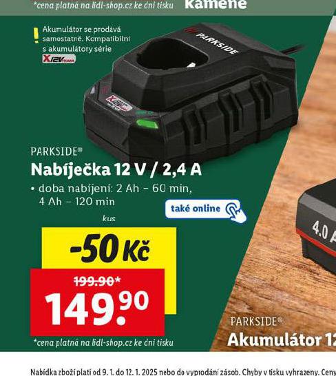 NABJEKA 12 V / 2,4 A