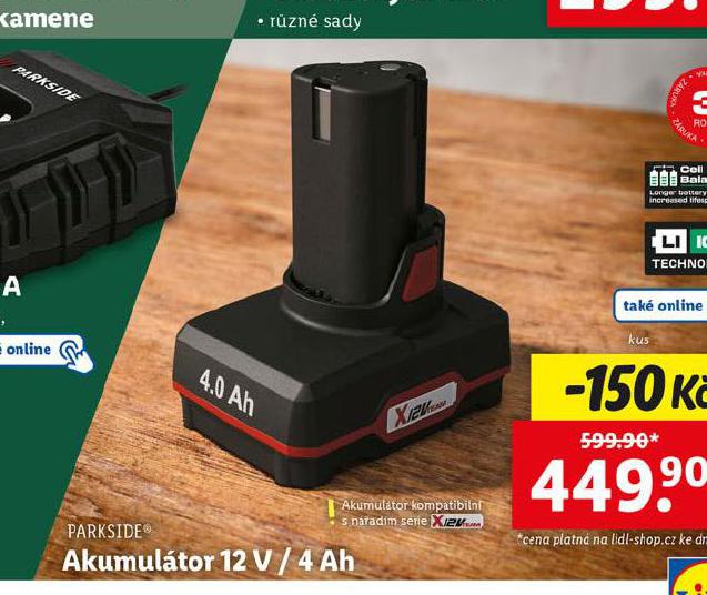 AKUMULTOR 12 V / 4 Ah