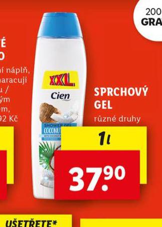 CIEN SPRCHOV GEL