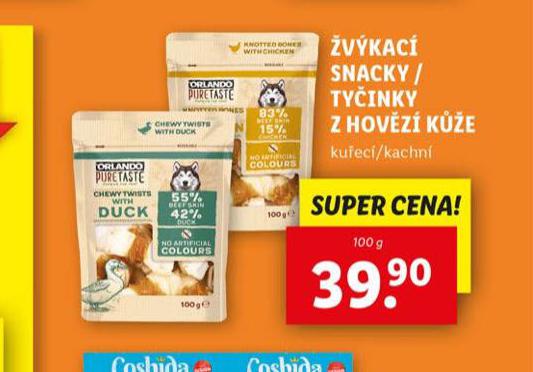 ORLANDO VKAC SNACKY / TYINKY Z HOVZ KَE