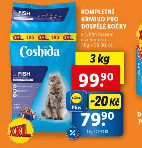 COSHIDA KOMPLETN KRMIVO PRO DOSPL KOKY