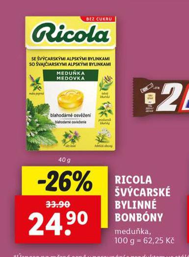 RICOLA VCARSK BYLINN BONBNY