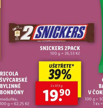 SNICKERS 2PACK