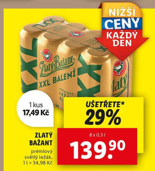 PIVO ZLAT BAANT