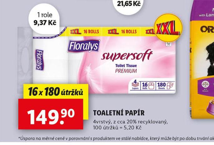 FLORALYS TOALETN PAPR