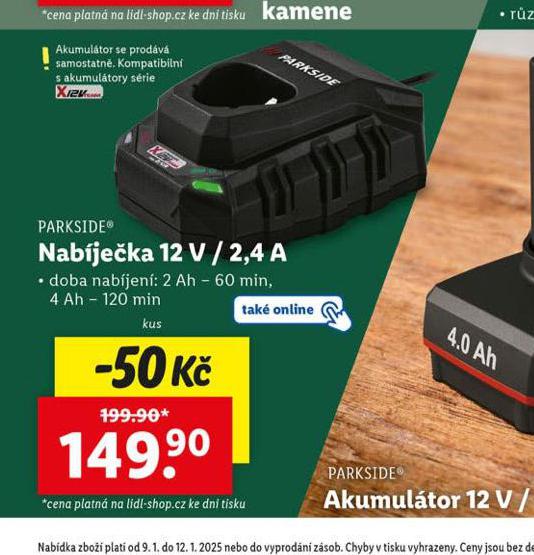 NABJEKA 12 V / 2,4 A