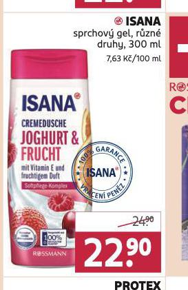 ISANA SPRCHOV GEL