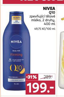 NIVEA Q10 ZPEVUJC TLOV MLKO