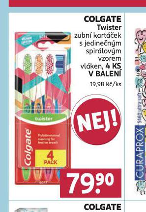 COLGATE TWISTER ZUBN KARTEK