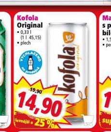 KOFOLA ORIGINAL 0,33 L