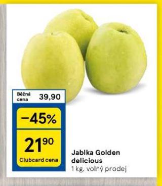 JABLKA GOLDEN DELICIOUS