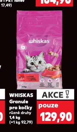 WHISKAS GRANULE PRO KOKY