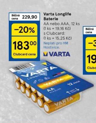 VARTA BATERIE