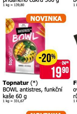 TOPNATUR BOWL FUNKN KAE