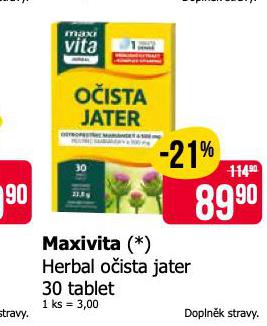 MAXIVITA HERBAL OISTA JATER