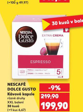 NESCAF DOLCE GUSTO KVOV KAPSLE