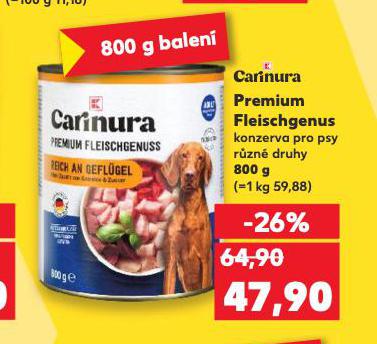 CARIBURA PREMIUM FLEICHGENUS KONZERVY PRO PSY