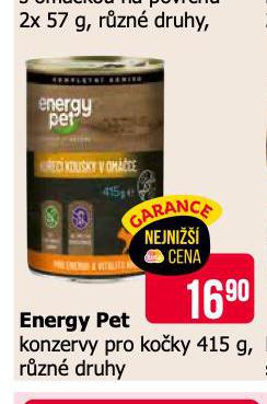 ENERGY PET KONZERVY PRO KOKY